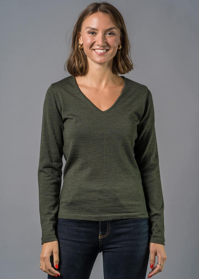 Damen Pullover olivgrün Millie von Connemara