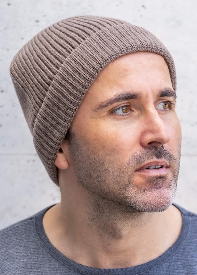 Mütze Wolle beige aus Merinowolle von Connemara - Wollmütze waschen ist ganz einfach - Eine tolle Mütze aus Merinowolle