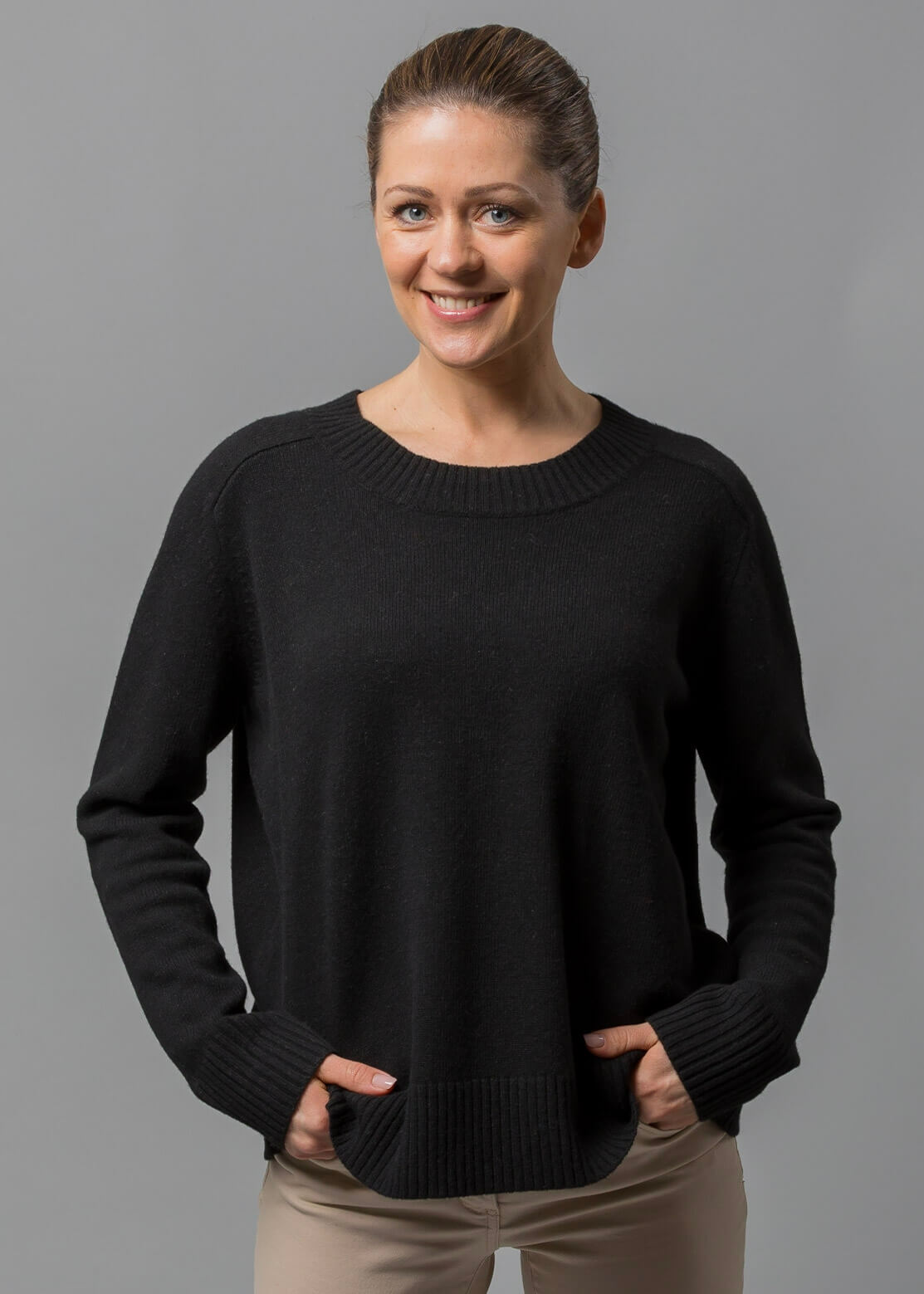pullover damen wolle schwarz